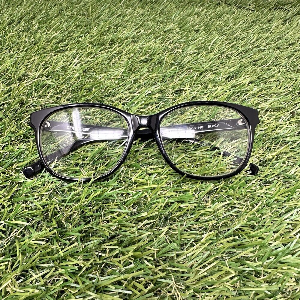 Converse Glasses Frames Only Black/White 105A 52-16-140 BLACK